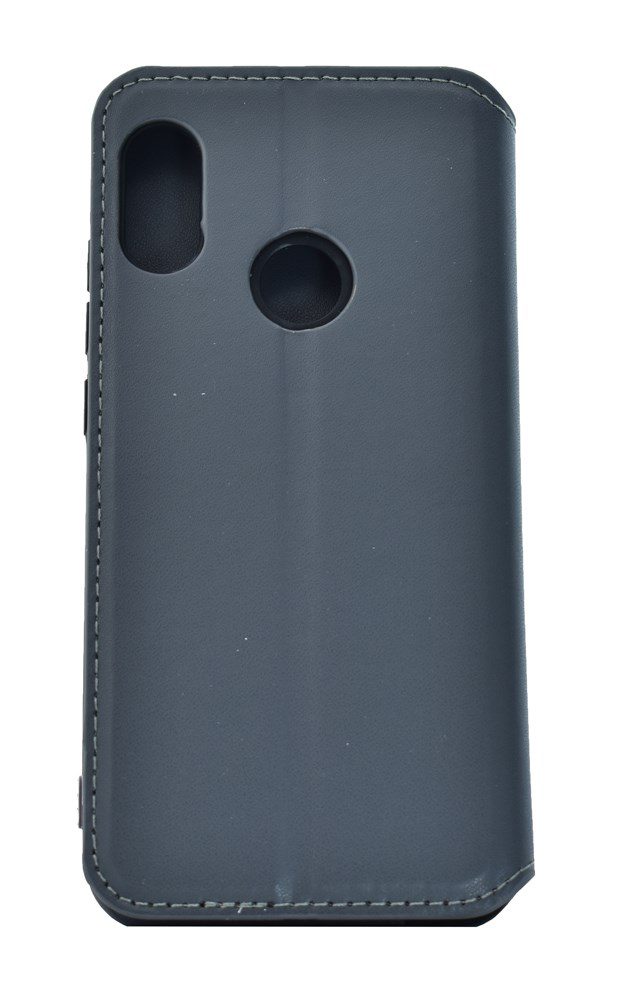 POWERTECH Θήκη Slim Leather για Xiaomi Redmi 6 Pro, γκρι 2 γκρι