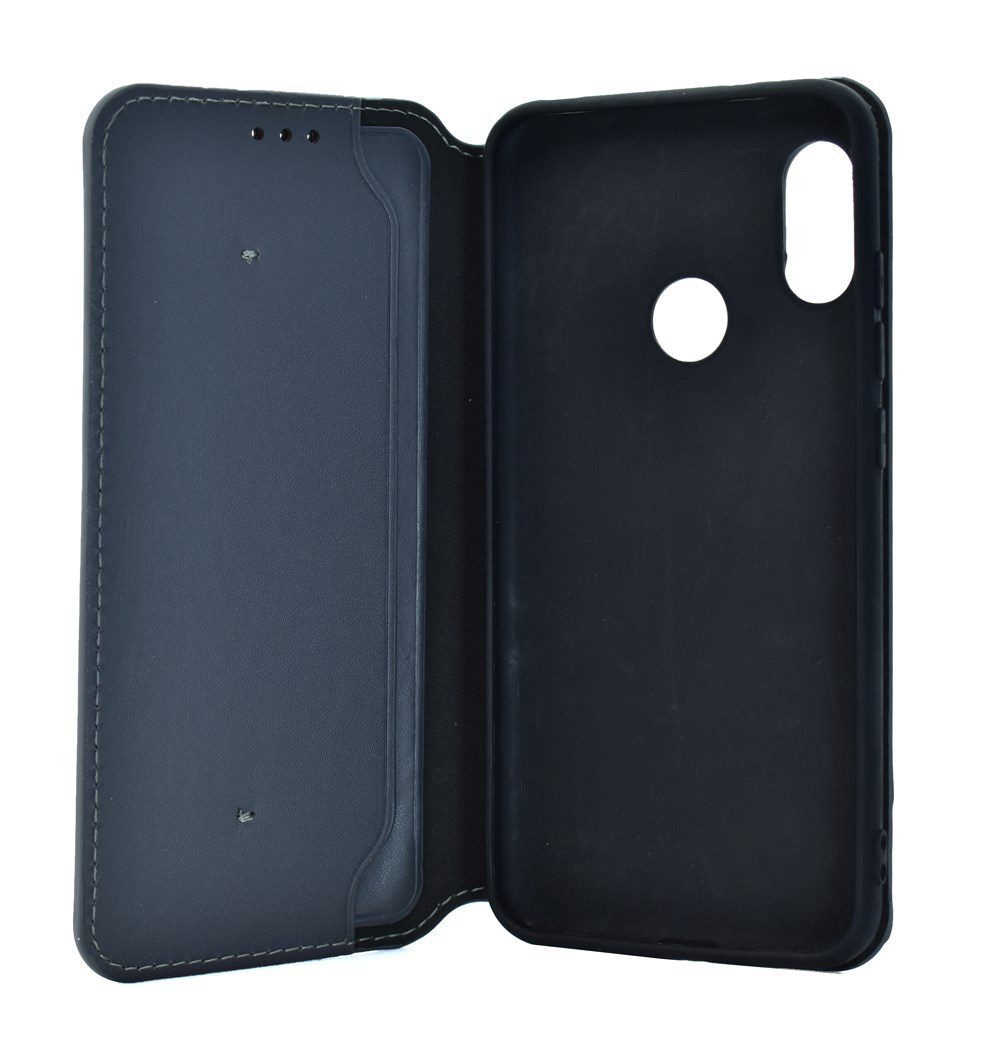 POWERTECH Θήκη Slim Leather για Xiaomi Redmi 6 Pro, γκρι 3 POWERTECH Θήκη Slim Leather για Xiaomi Redmi 6 Pro, γκρι - Image 3
