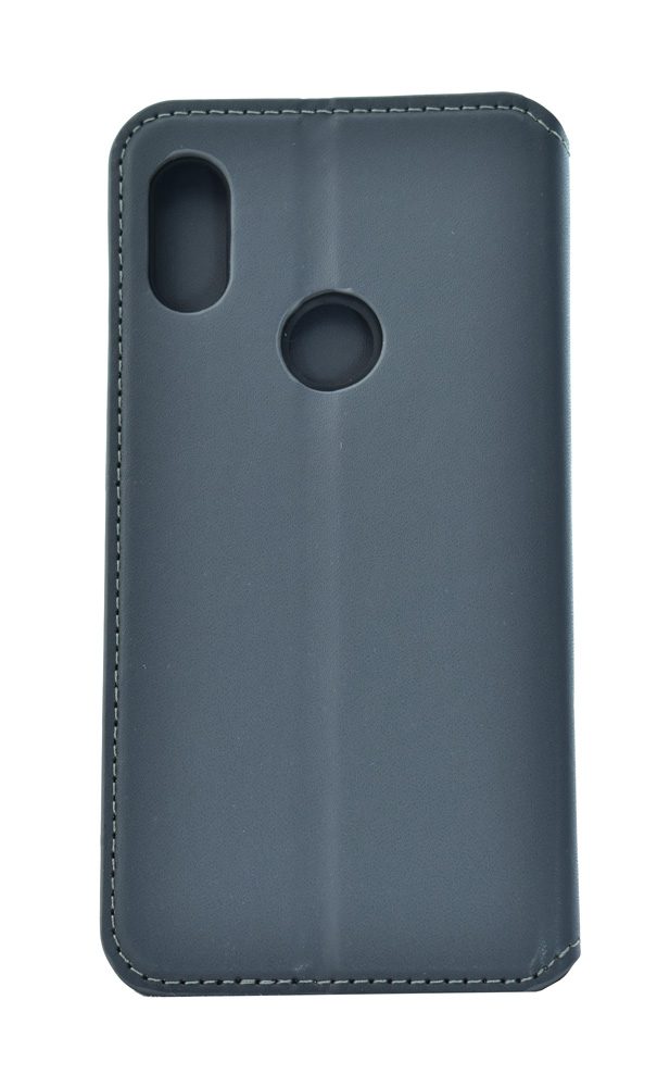 POWERTECH Θήκη Slim Leather για Xiaomi Redmi Note 6, γκρι 2 γκρι