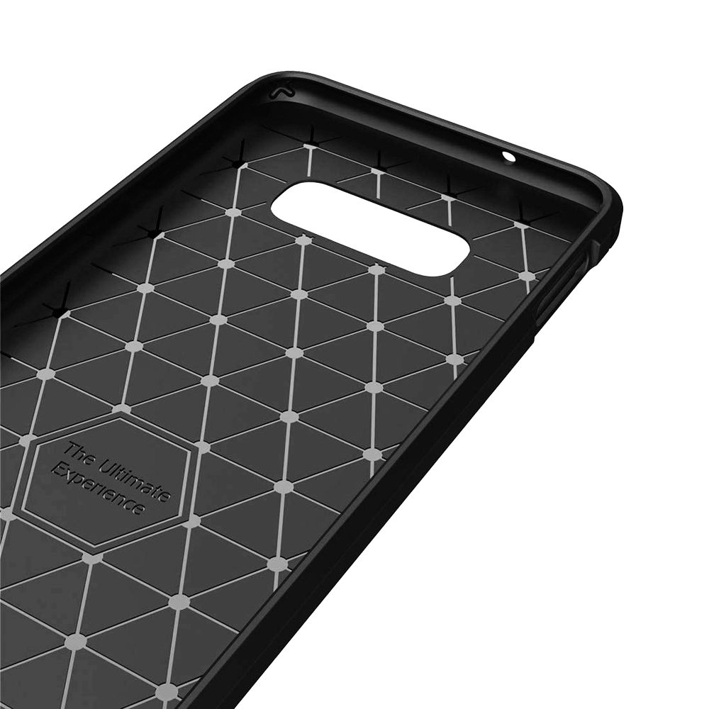 POWERTECH Θήκη Carbon Flex MOB-1254 για Samsung Galaxy S10e, μαύρη 2 μαύρη