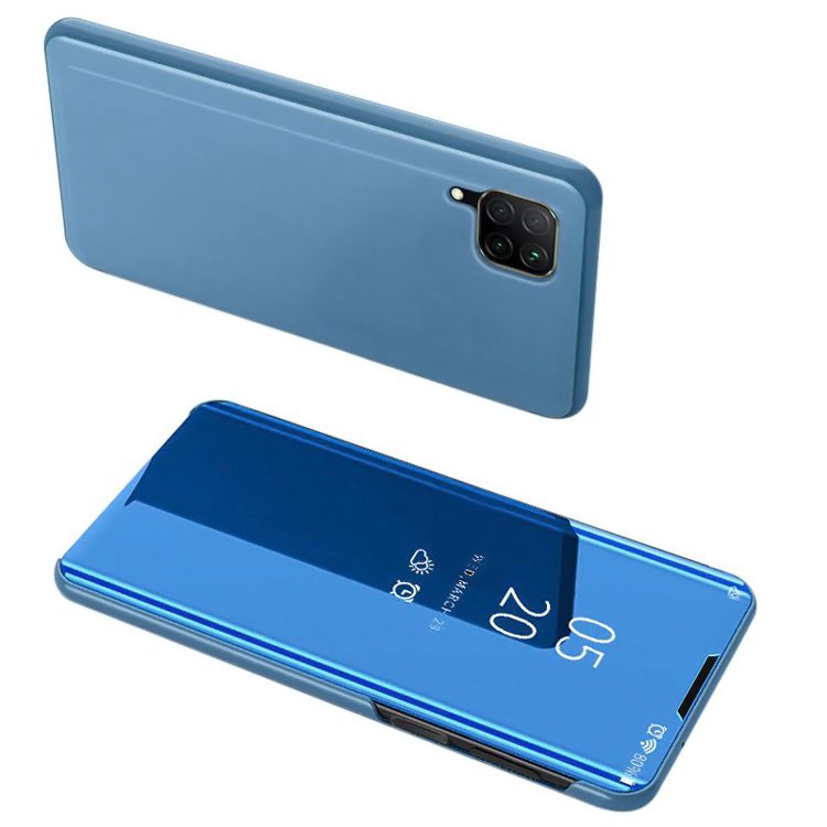 POWERTECH θήκη Clear view MOB-1512, Huawei P40 Lite, μπλε 1 POWERTECH θήκη Clear view MOB-1512