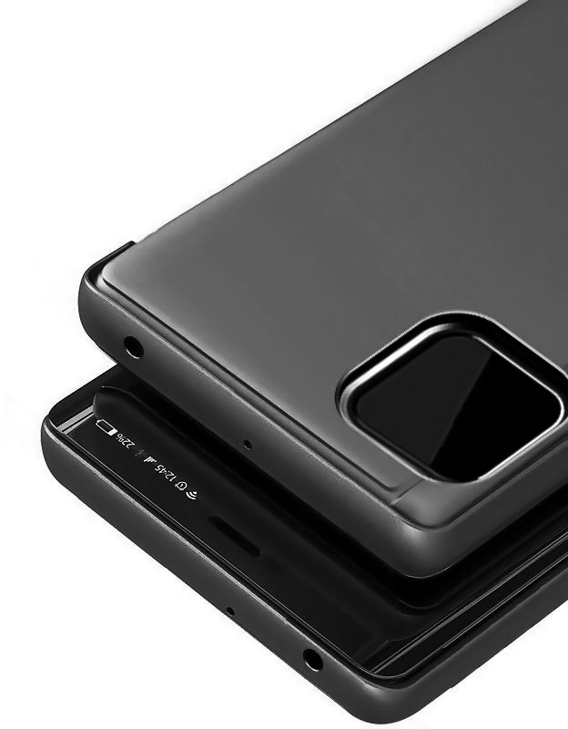 POWERTECH θήκη Clear view MOB-1514, Xiaomi Mi 10 Lite, μαύρη 3 μαύρη