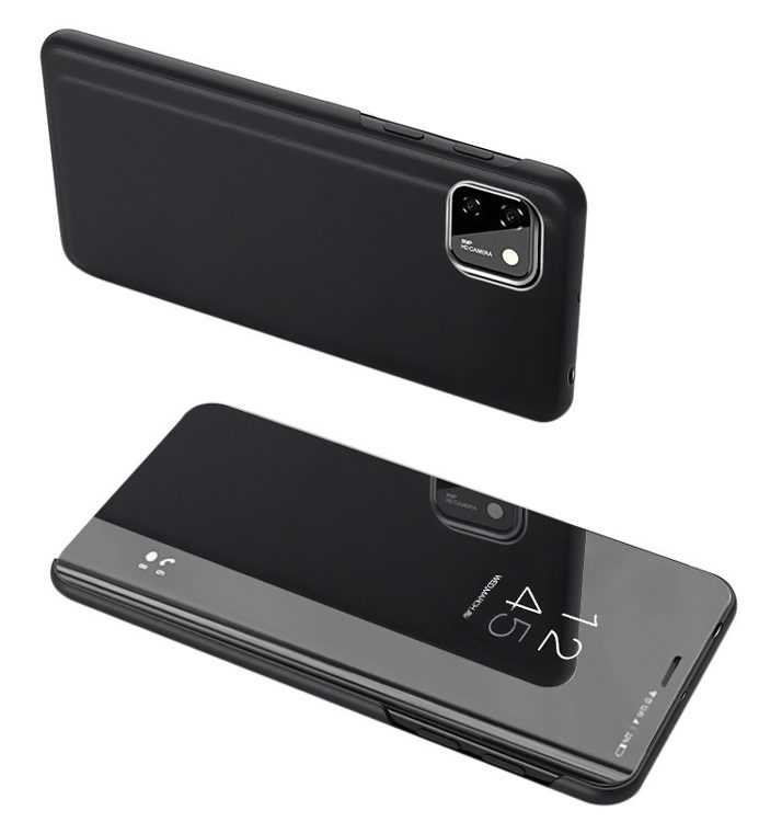 POWERTECH θήκη Clear view MOB-1514, Xiaomi Mi 10 Lite, μαύρη 1 POWERTECH θήκη Clear view MOB-1514