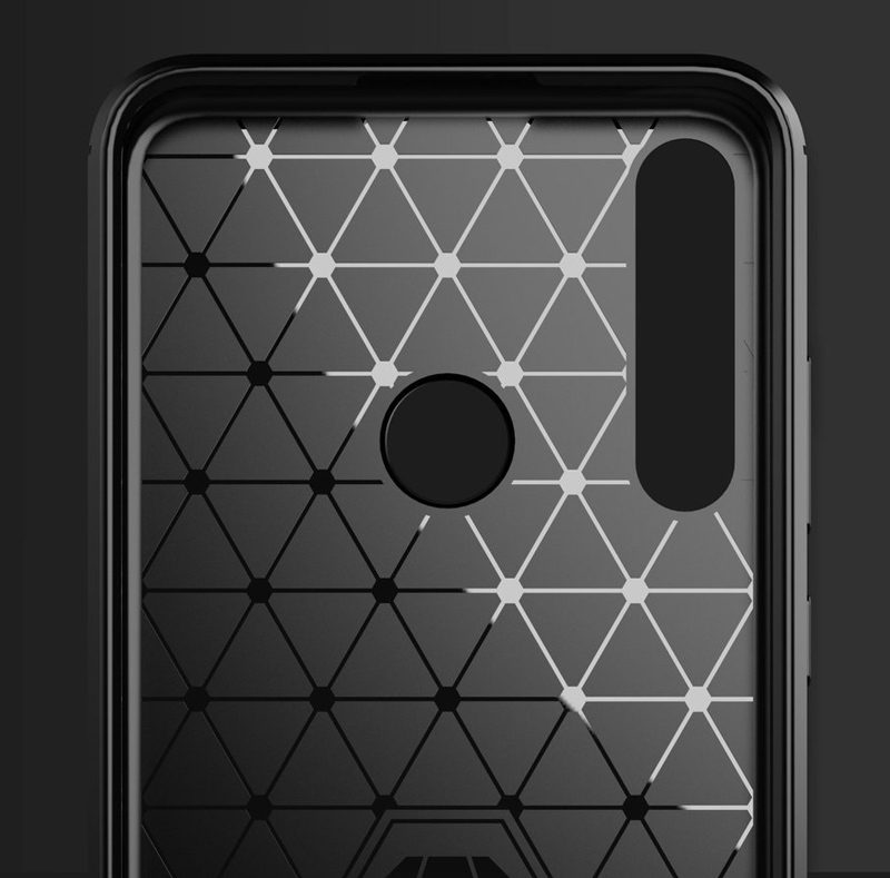 POWERTECH Θήκη Carbon Flex MOB-1524, Huawei Y6p, μαύρη 4 POWERTECH Θήκη Carbon Flex MOB-1524, Huawei Y6p, μαύρη - Image 4
