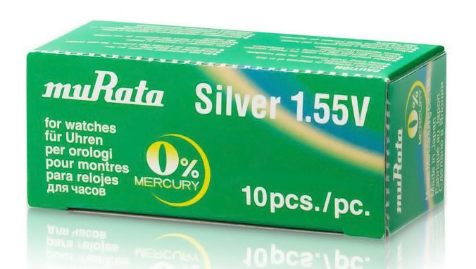 MURATA μπαταρία Silver Oxide για ρολόγια SR920SW, 1.55V, No371, 10τμχ 1 MURATA μπαταρία Silver Oxide για ρολόγια SR920SW