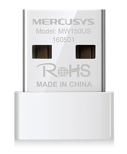MERCUSYS Wireless Nano USB Adapter MW150US, 150Mbps, Ver. 2 1 MERCUSYS Wireless Nano USB Adapter MW150US