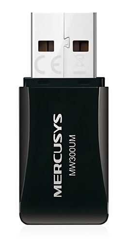 MERCUSYS Wireless Mini USB Adapter MW300UM, 300Mbps, Ver. 3 2 300Mbps