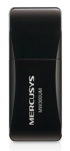 MERCUSYS Wireless Mini USB Adapter MW300UM, 300Mbps, Ver. 3 1 MERCUSYS Wireless Mini USB Adapter MW300UM