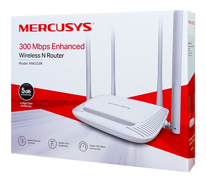 MERCUSYS Wireless N Router MW325R, 300Mbps, Ver. 2.0 3 Ver. 2.0