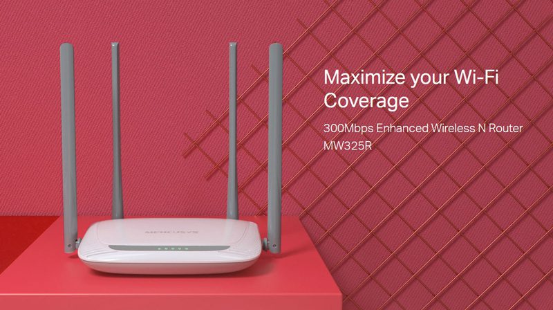 MERCUSYS Wireless N Router MW325R, 300Mbps, Ver. 2.0 4 MERCUSYS Wireless N Router MW325R, 300Mbps, Ver. 2.0 - Image 4