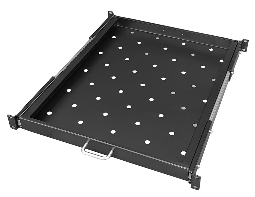 POWERTECH πτυσσόμενο ράφι για rack NETW-0004, universal 1 POWERTECH πτυσσόμενο ράφι για rack NETW-0004