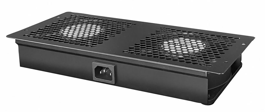 POWERTECH cooling fan για rack NETW-0008, 2x fans, 29.5x13x4cm 2 2x fans