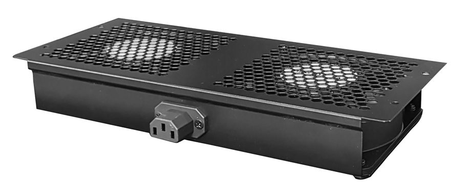 POWERTECH cooling fan για rack NETW-0008, 2x fans, 29.5x13x4cm 1 POWERTECH cooling fan για rack NETW-0008