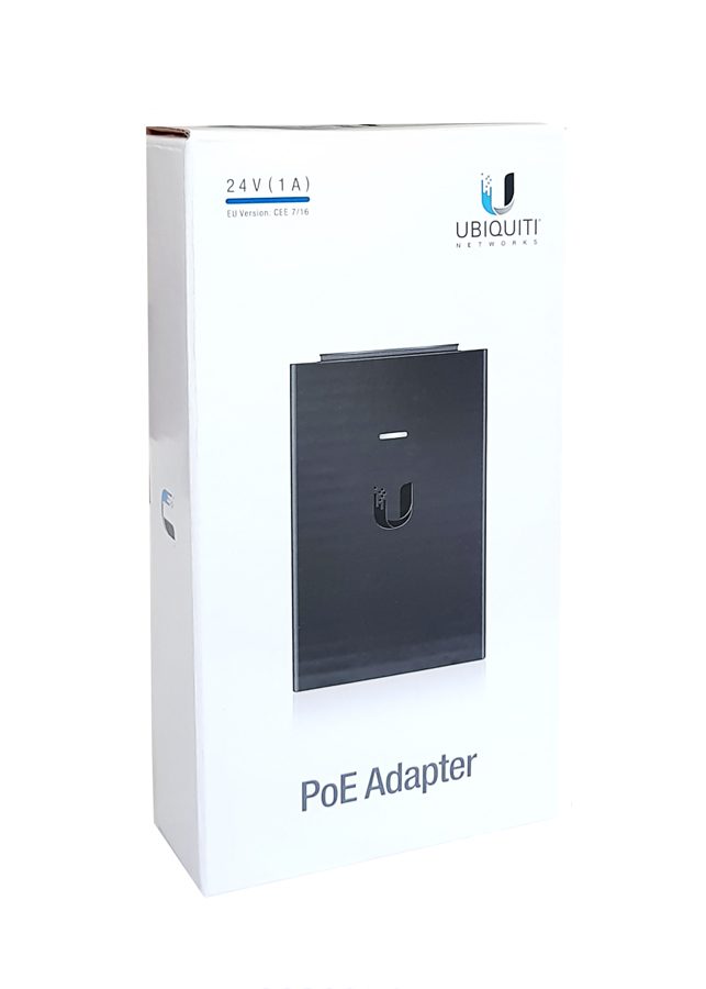 UBIQUITI PoE Adapter POE-24-24W, 24V, 1A, 24W, με power cable 2 24V