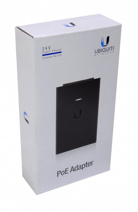 UBIQUITI Gigabit PoE Adapter POE-24-24W-G, 24V, 1A, 24W, με power cable 2 24V