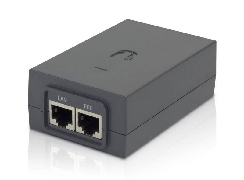 UBIQUITI Gigabit PoE Adapter POE-24-24W-G, 24V, 1A, 24W, με power cable 1 UBIQUITI Gigabit PoE Adapter POE-24-24W-G
