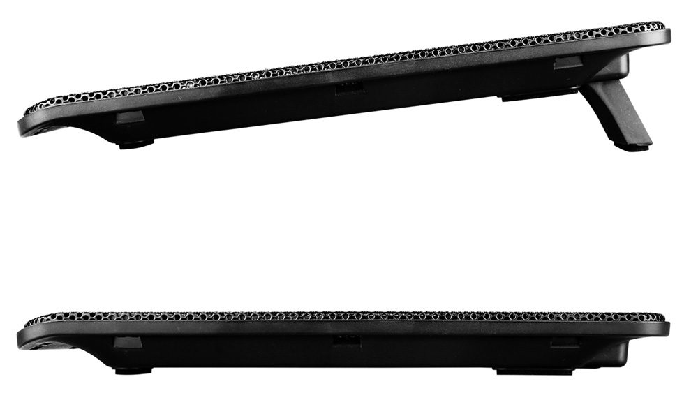 POWERTECH Βάση & ψύξη laptop PT-738 έως 15.6", 2x 125mm fan, LED, μαύρο 2 2x 125mm fan