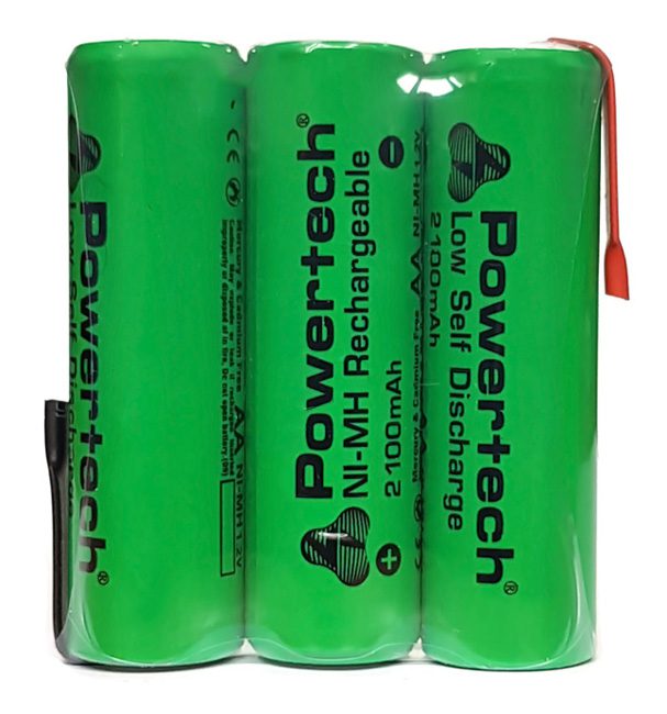 POWERTECH επαναφορτιζόμενη μπαταρία PT-793 2100mAh, AΑ (HR6), 3τμχ 1 POWERTECH επαναφορτιζόμενη μπαταρία PT-793 2100mAh