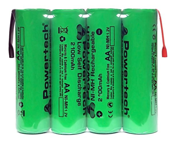 POWERTECH επαναφορτιζόμενη μπαταρία PT-794 2100mAh, AΑ (HR6), 4τμχ 1 POWERTECH επαναφορτιζόμενη μπαταρία PT-794 2100mAh