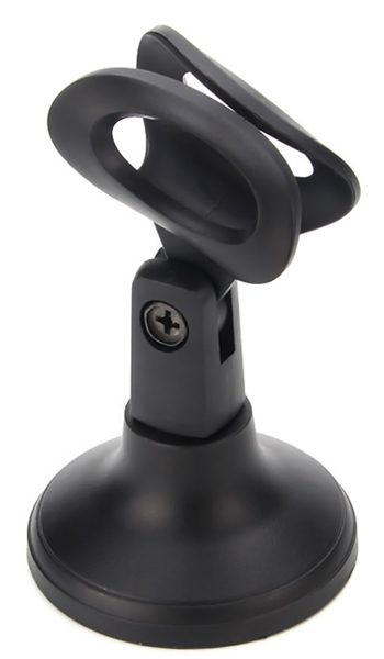 POWERTECH μικρόφωνο PT-859, με βάση, δυναμικό, 3.5mm, μαύρο 2 με βάση