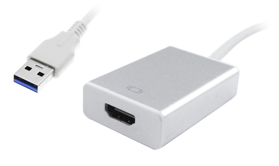 POWERTECH converter USB 3.0 σε HDMI PTH-022 με Audio, ασημί 1 POWERTECH converter USB 3.0 σε HDMI PTH-022 με Audio
