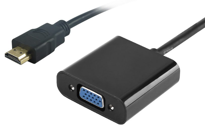 POWERTECH converter HDMI σε VGA (F) PTH-023, 1920x1200p, μαύρο 1 POWERTECH converter HDMI σε VGA (F) PTH-023