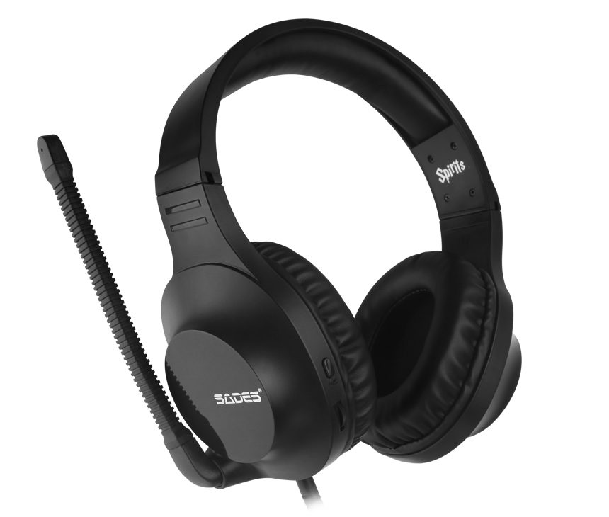 SADES Gaming Headset Spirits SA-721, Multiplatform, 3.5mm, μαύρα 2 Multiplatform