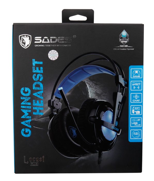 SADES Gaming Headset Locust Plus, USB, 7.1CH με 40mm ακουστικά 6 SADES Gaming Headset Locust Plus, USB, 7.1CH με 40mm ακουστικά - Image 6