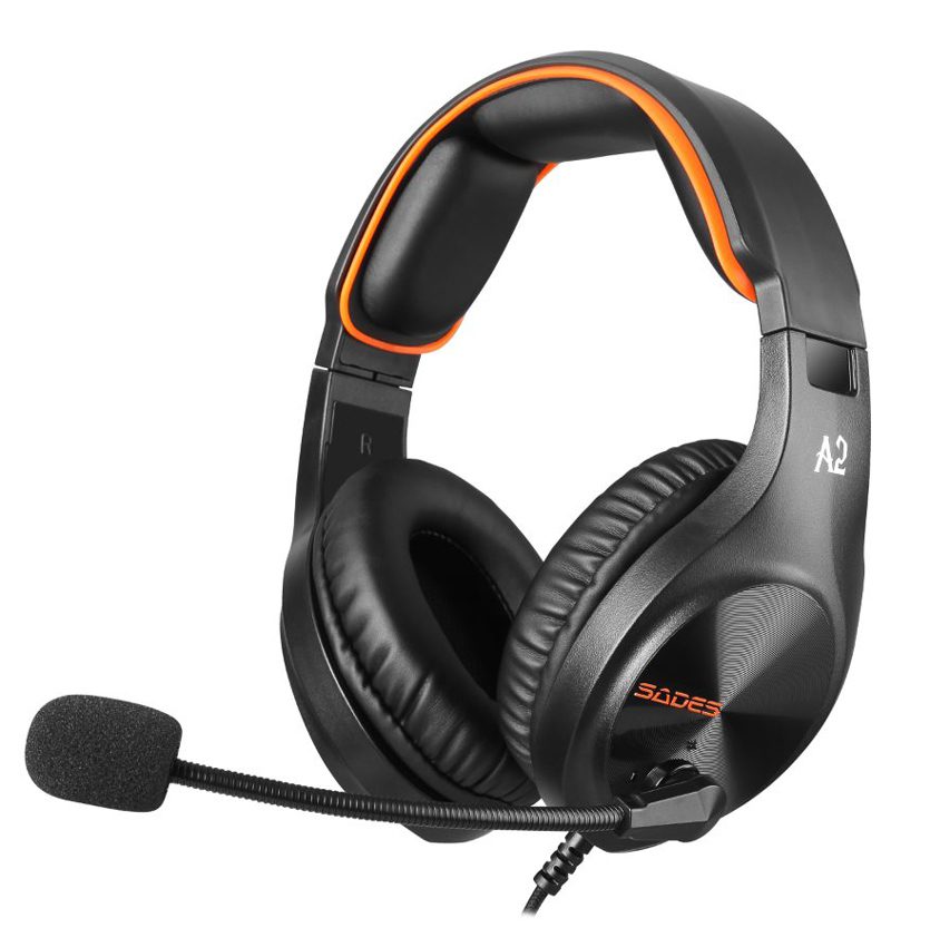 SADES Gaming Headset A2, multiplatform, 3.5mm, μαύρα 1 SADES Gaming Headset A2