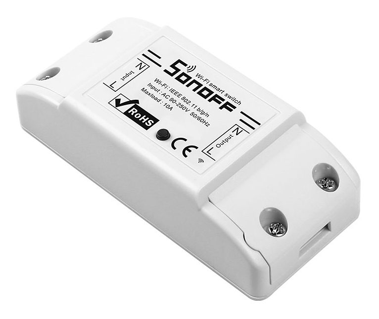 SONOFF Smart Διακόπτης BASICR2, Wifi, 10A, λευκός 1 SONOFF Smart Διακόπτης BASICR2