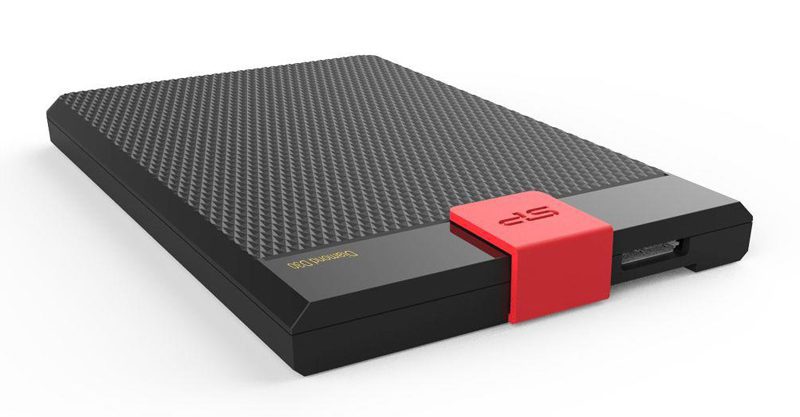 SILICON POWER Εξωτερικός HDD 1TB Diamond D30 D3S, USB 3.1, Black 3 Black