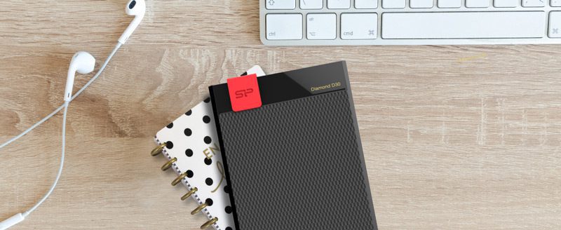 SILICON POWER Εξωτερικός HDD 4TB Diamond D30 D3L, USB 3.1, Black 2 USB 3.1