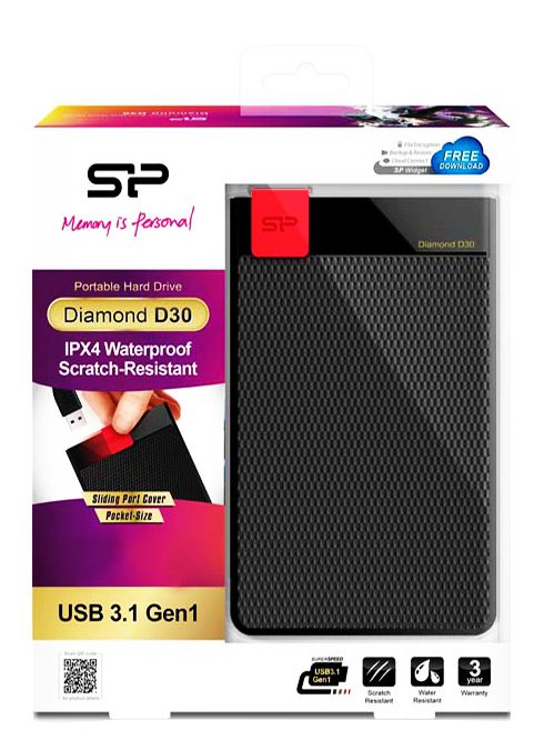 SILICON POWER Εξωτερικός HDD 4TB Diamond D30 D3L, USB 3.1, Black 6 SILICON POWER Εξωτερικός HDD 4TB Diamond D30 D3L, USB 3.1, Black - Image 6