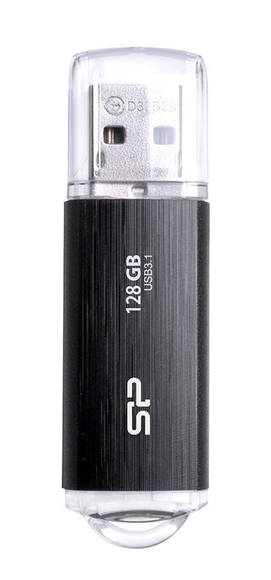 SILICON POWER USB Flash B02, 128GB, USB 3.1 Gen1, μαύρο 1 SILICON POWER USB Flash B02