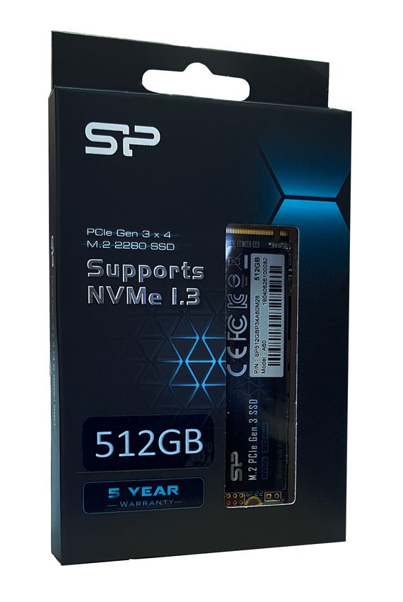 SILICON POWER SSD PCIe Gen3x4 P34A60 M.2 2280, 512GB, 2.200-1.600MB/s 4 SILICON POWER SSD PCIe Gen3x4 P34A60 M.2 2280, 512GB, 2.200-1.600MB/s - Image 4