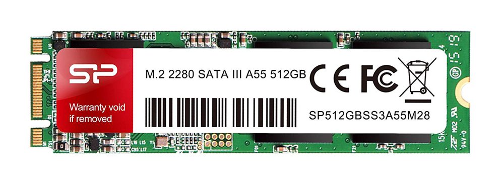 SILICON POWER SSD A55, 512GB, M.2 2280, SATA III, 560-530MB/s 1 SILICON POWER SSD A55