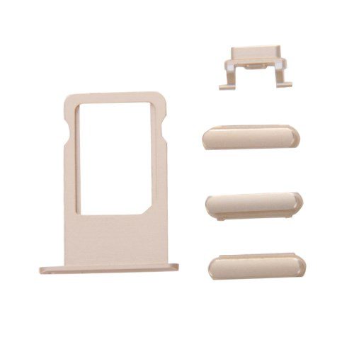 Πλαϊνά πλήκτρα και Βάση Sim για iPhone 7 Plus, Gold 1 Πλαϊνά πλήκτρα και Βάση Sim για iPhone 7 Plus