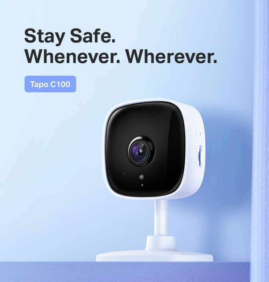 TP-LINK Wi-Fi Camera Tapo-C100 Full HD, Motion Detection, Ver. 1.0 3 Ver. 1.0