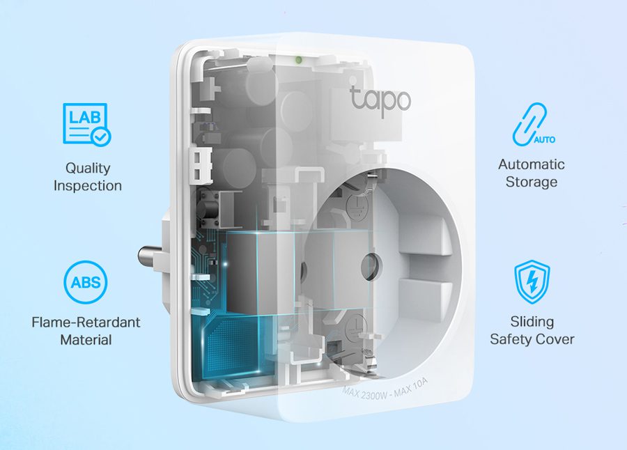 TP-LINK smart αντάπτορας ρεύματος TAPO-P100, Wi-Fi, ΒΤ, Ver. 1.0, 4τμχ 6 TP-LINK smart αντάπτορας ρεύματος TAPO-P100, Wi-Fi, ΒΤ, Ver. 1.0, 4τμχ - Image 6