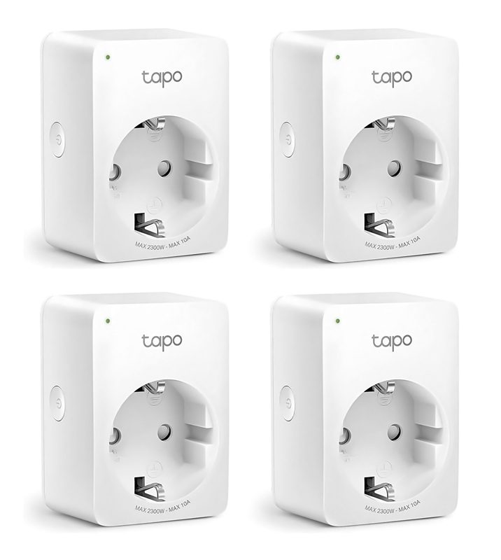 TP-LINK smart αντάπτορας ρεύματος TAPO-P100, Wi-Fi, ΒΤ, Ver. 1.0, 4τμχ 1 TP-LINK smart αντάπτορας ρεύματος TAPO-P100