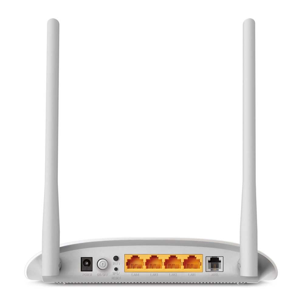 TP-LINK Wi-Fi Modem Router TD-W8961N, ADSL2+ AnnexA, 300Mbps, Ver. 3.0 2 ADSL2+ AnnexA
