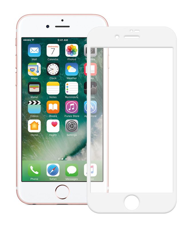 POWERTECH Tempered Glass 5D Full Glue για iPhone 7, White 1 POWERTECH Tempered Glass 5D Full Glue για iPhone 7