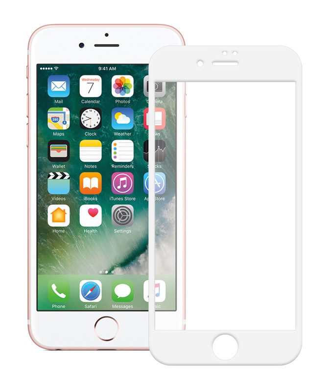 POWERTECH Tempered Glass 5D Full Glue για iPhone 8, White 1 POWERTECH Tempered Glass 5D Full Glue για iPhone 8