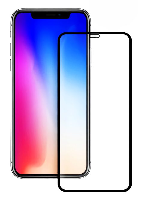 POWERTECH Tempered Glass 5D Full Glue για iPhone XS, Black 1 POWERTECH Tempered Glass 5D Full Glue για iPhone XS