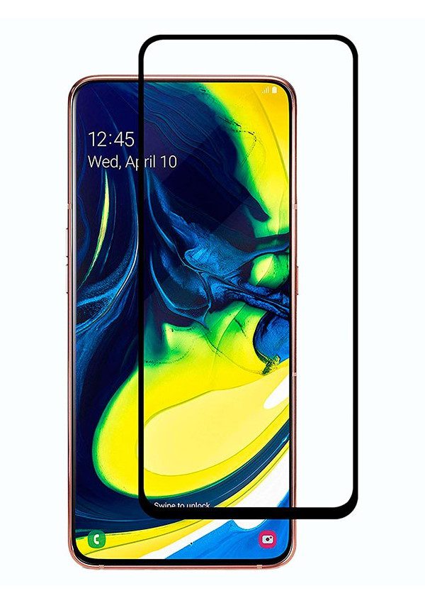 POWERTECH Tempered Glass 5D Full Glue, Samsung A71/A80/A90(S), μαύρο 1 POWERTECH Tempered Glass 5D Full Glue