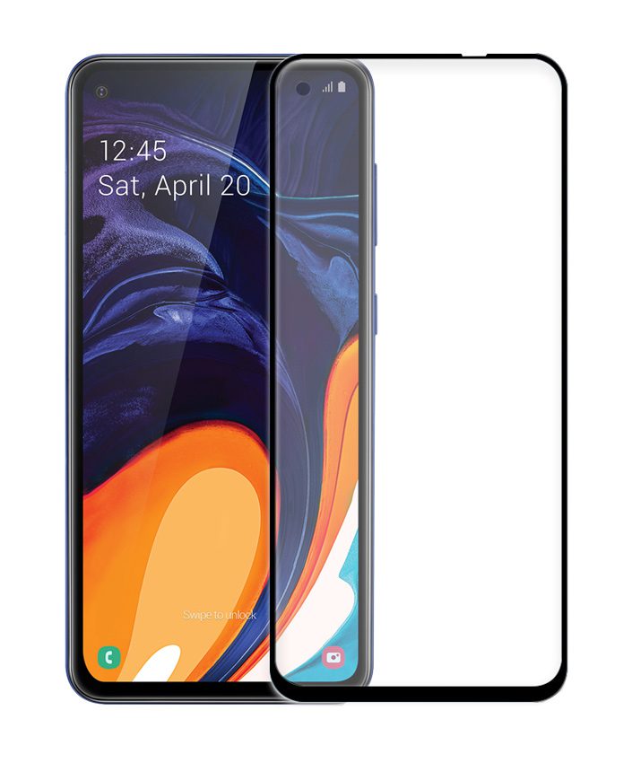 POWERTECH Tempered Glass 5D Full Glue, Samsung A60 2019, μαύρο 1 POWERTECH Tempered Glass 5D Full Glue