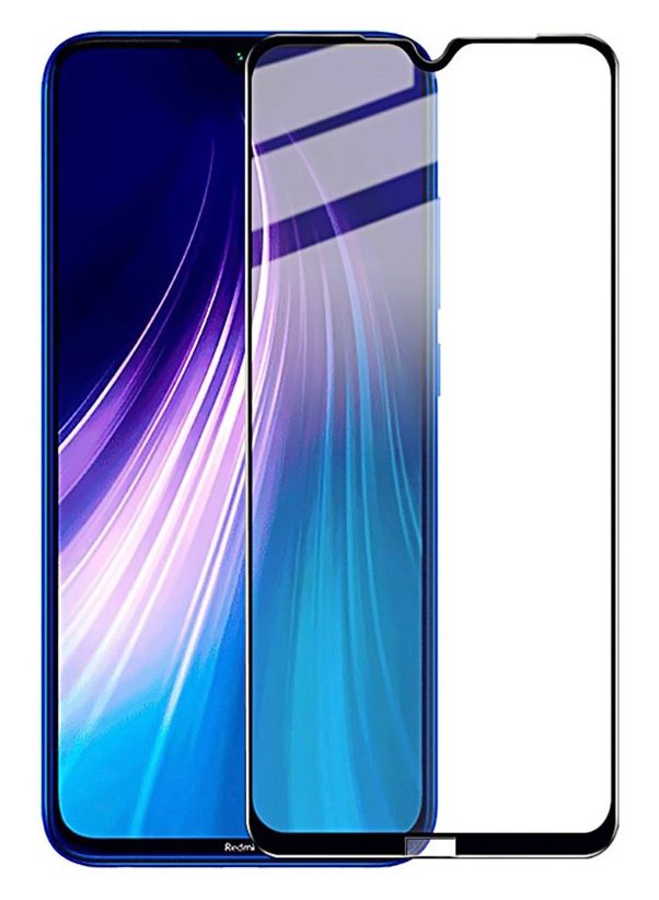 POWERTECH Tempered Glass 5D, Full Glue, Xiaomi Redmi Note 8T, μαύρο 1 POWERTECH Tempered Glass 5D