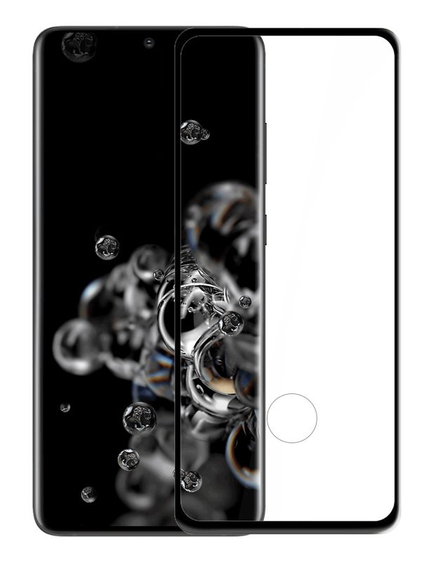 POWERTECH Tempered Glass 5D, Full Glue, Samsung Galaxy S20 Ultra, μαύρο 1 POWERTECH Tempered Glass 5D