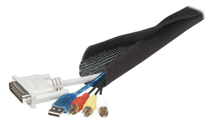 POWERTECH Δεματικό Καλωδίων τύπου Flex Wrap, 1.8m, Black 1 POWERTECH Δεματικό Καλωδίων τύπου Flex Wrap