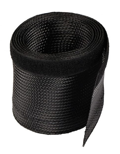 POWERTECH Δεματικό Καλωδίων τύπου Flex Wrap, 1.8m, Black 2 1.8m